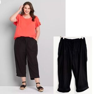 Lane Bryant Mid Rise Crop Pants